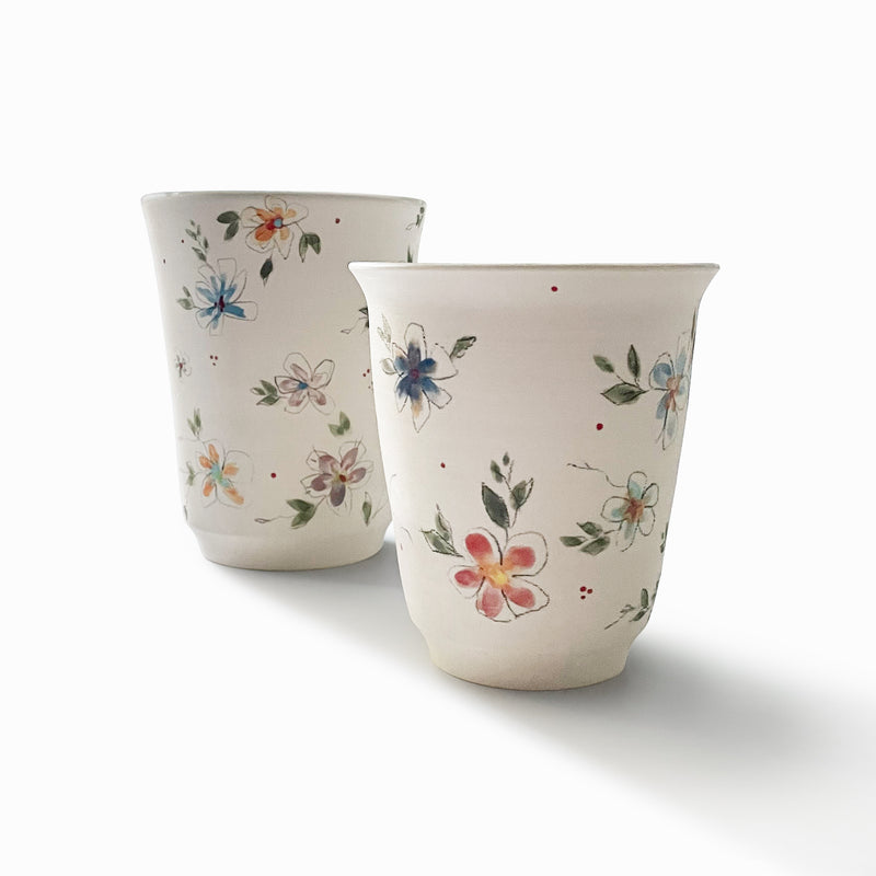 Porcelain Vase - Floral Collection - Medium
