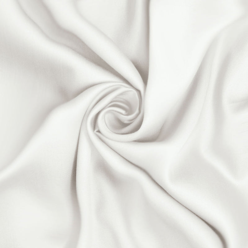 Capri Luxury Sateen Fitted Sheet - 100% Extra Long Staple Cotton - White