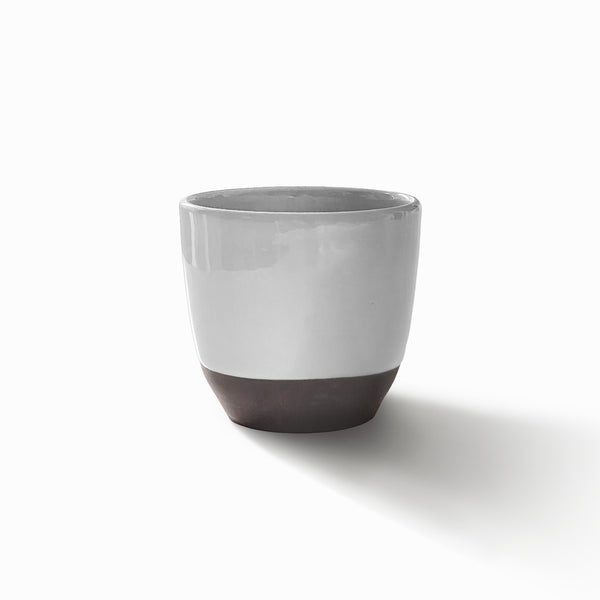 Dark Two-Tone Stoneware - Handleless Cups - Set of 2