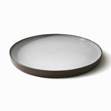 Dark Brown Sandstone Stoneware - 10” Large Dinner Plate