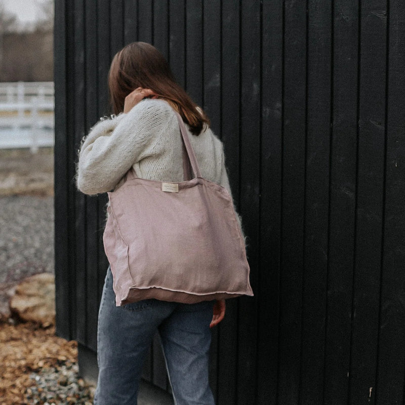 Linen Bag - Pale Rose