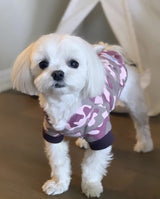 The Sharper Barker - Luxe Dog Hoodie - Emma - Pink Camo