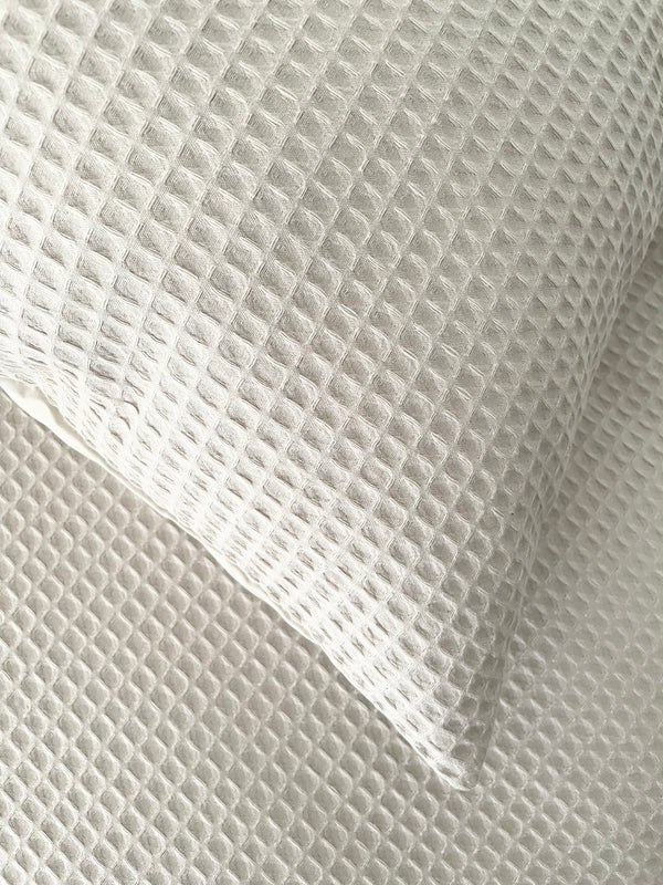 Waffle Weave - Pillow Shams (Pair) - 100% Cotton