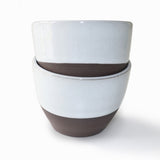Dark Two-Tone Stoneware - Small Dip Bowls - Set of 2