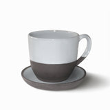 Dark Two-Tone Stoneware - Coffee Cups - Set of 2