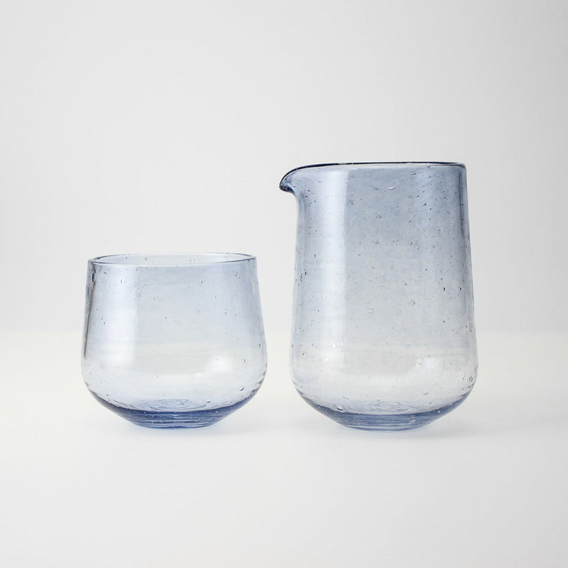 Small Cocktail Mixing Pitcher - Steel Blue