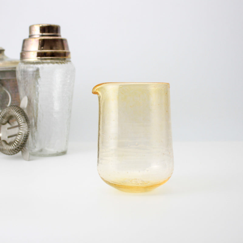 Small Cocktail Mixing Pitcher - Golden Yellow