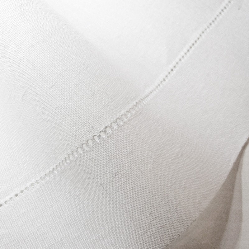 Luxury Linen Table Napkins - Linen Premier - Solid White - Set of 2