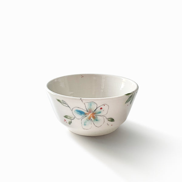 Porcelain Dessert Bowls - Floral Collection