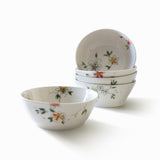 Porcelain Soup Bowls - Floral Collection