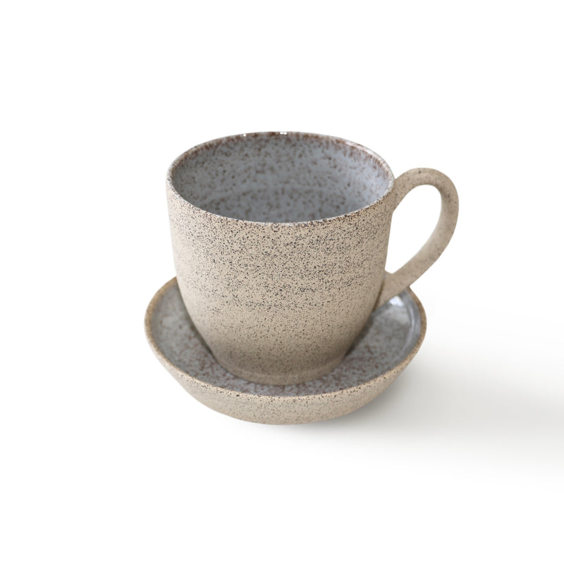 Speckled Sand Stoneware - 4.5" Mini Plate/Saucers