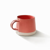 Porcelain Satin Mug - Coral Red