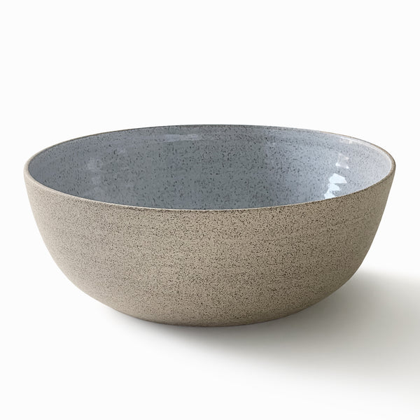 Speckled Sand Stoneware - Large + Deep Salad Serving Bowl