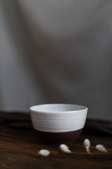 Dark Two-Tone Stoneware - Tea Bowls - Set of 2