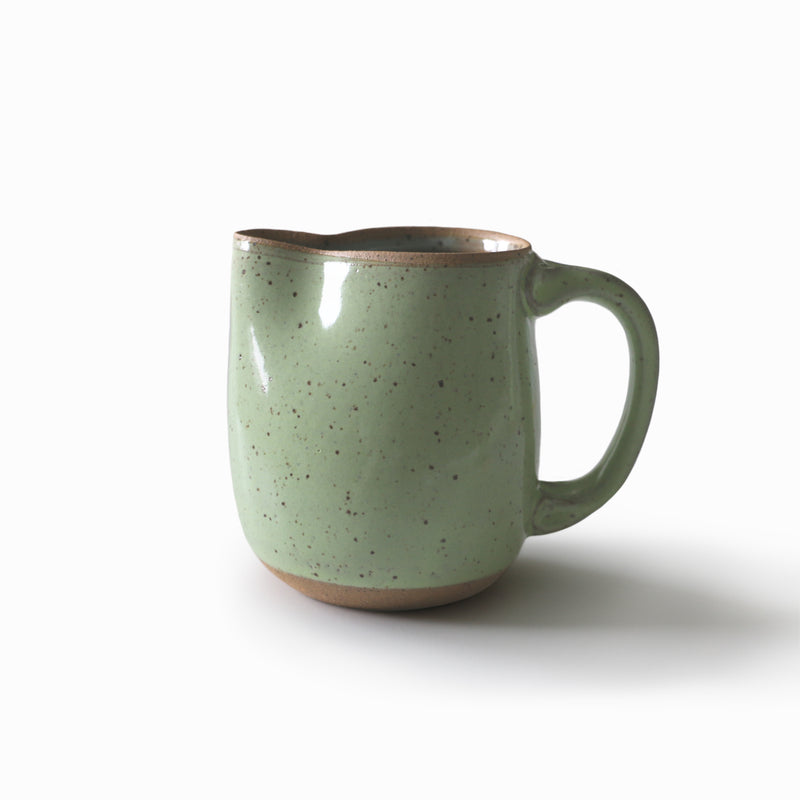 Toni Losey - Simply Speckled Collection Creamer - Green