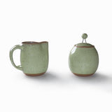 Toni Losey - Simply Speckled Collection Creamer - Green
