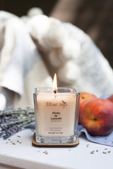 Soy Candle 220 ml - Peach + Lavender