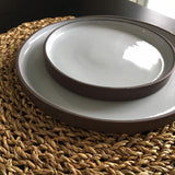 Dark Brown Sandstone Stoneware - 7” Salad Plate