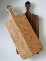 Medium Serving Board with Handle - Cherry Wood