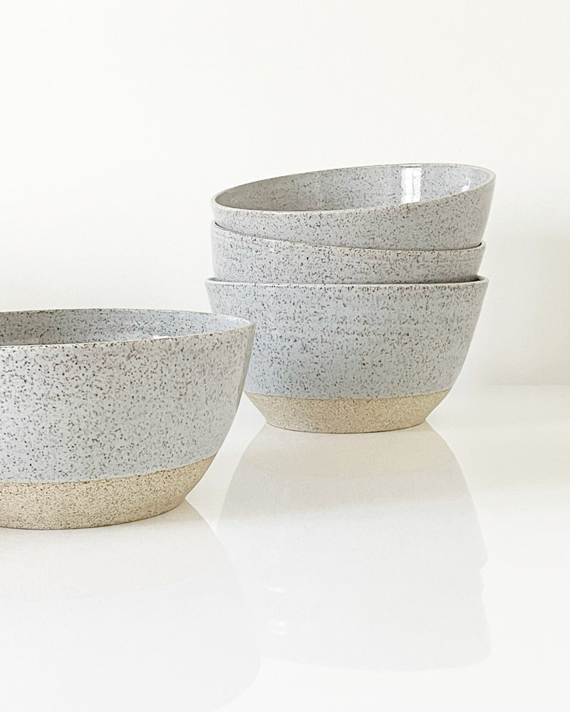 Speckled Sand Two-Tone Stoneware - Weeknight Indulge Dinner Bowl