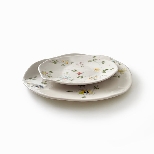 Porcelain 10.5" Dinner Plate - Floral Collection