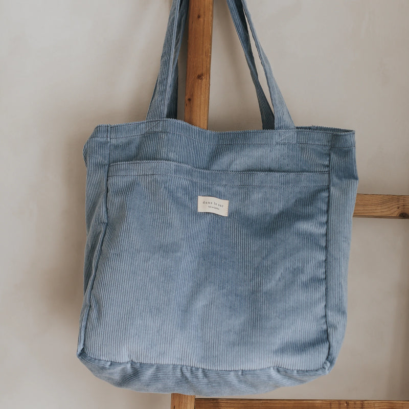 Corduroy Bag - Pacific Blue