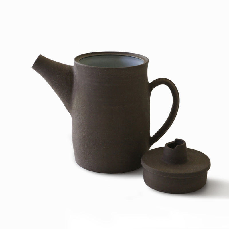 Dark Brown Sandstone Stoneware - Teapot